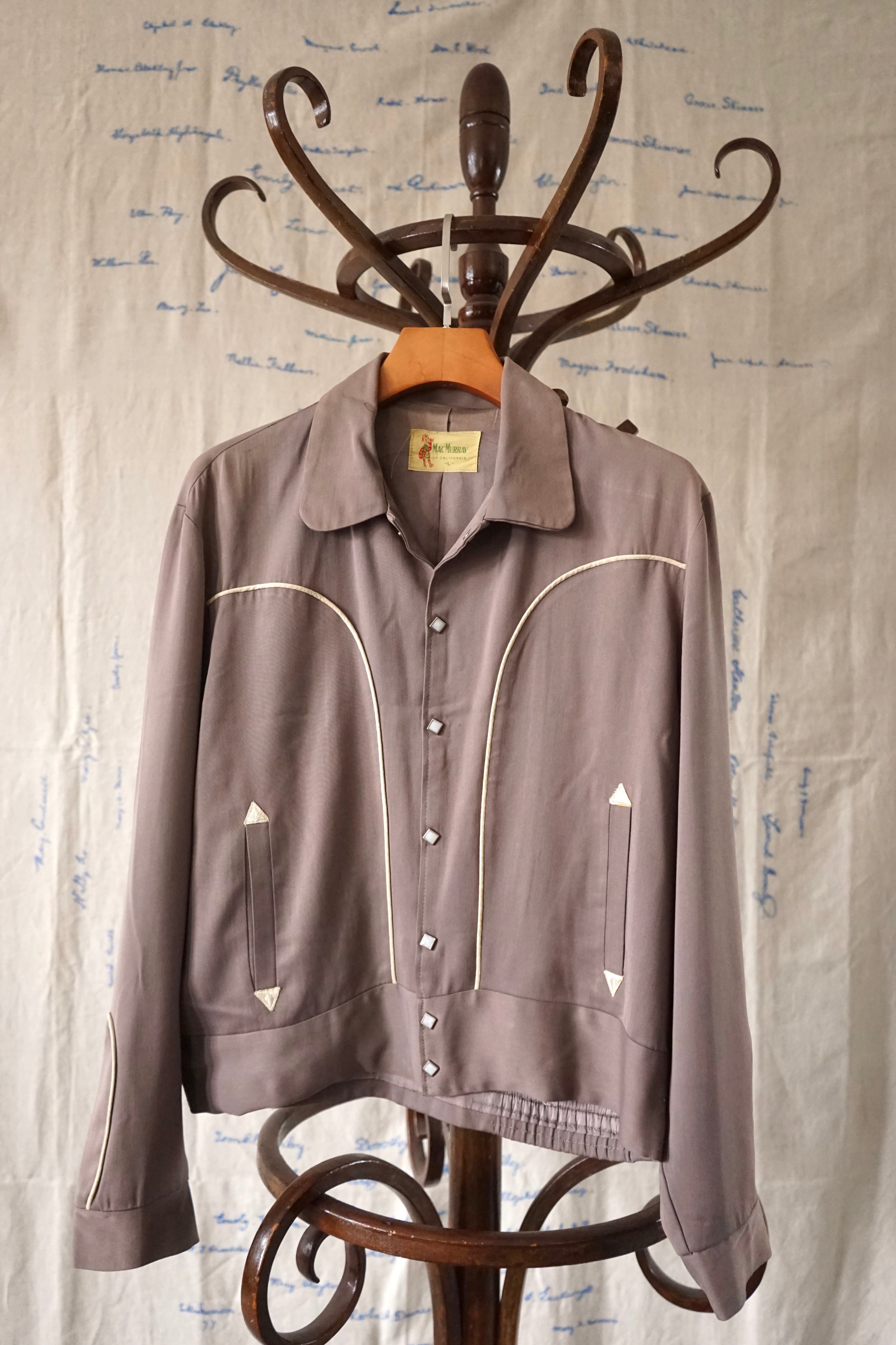 kazuma yamashiro | MAC MURRAY WESTERN JACKET 1950s 黒の