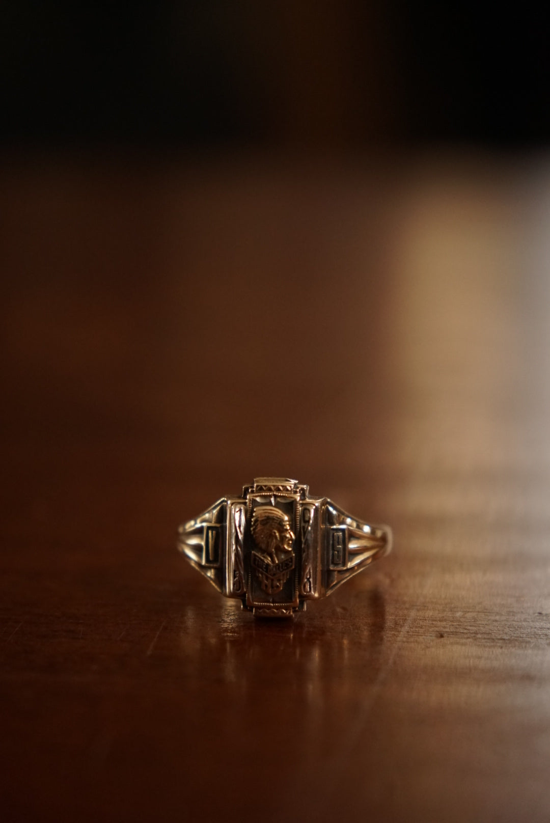 1958s JOSTEN “THE DALLES” College ring 13号 10K gold 金無垢