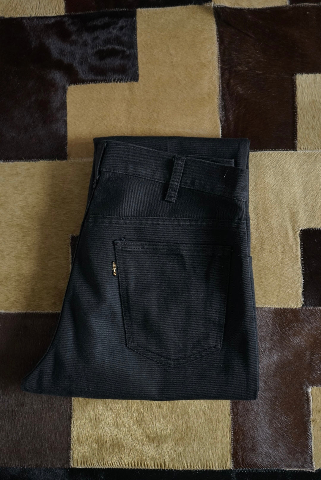 1960s LEVI'S 518 STA-PREST BIG"E" BLACK