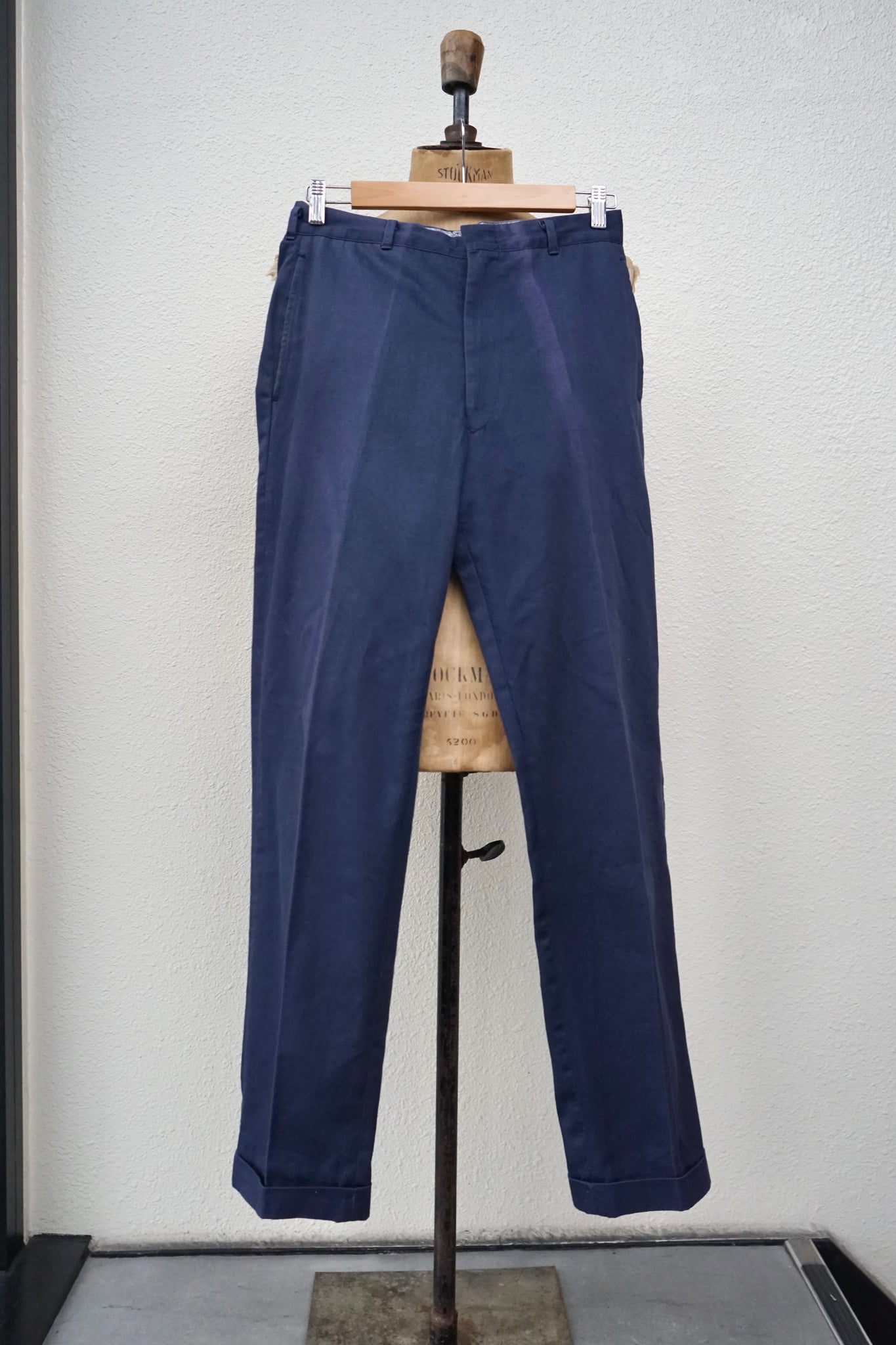 1960s LEVI'S Chino Trousers Big E Navy