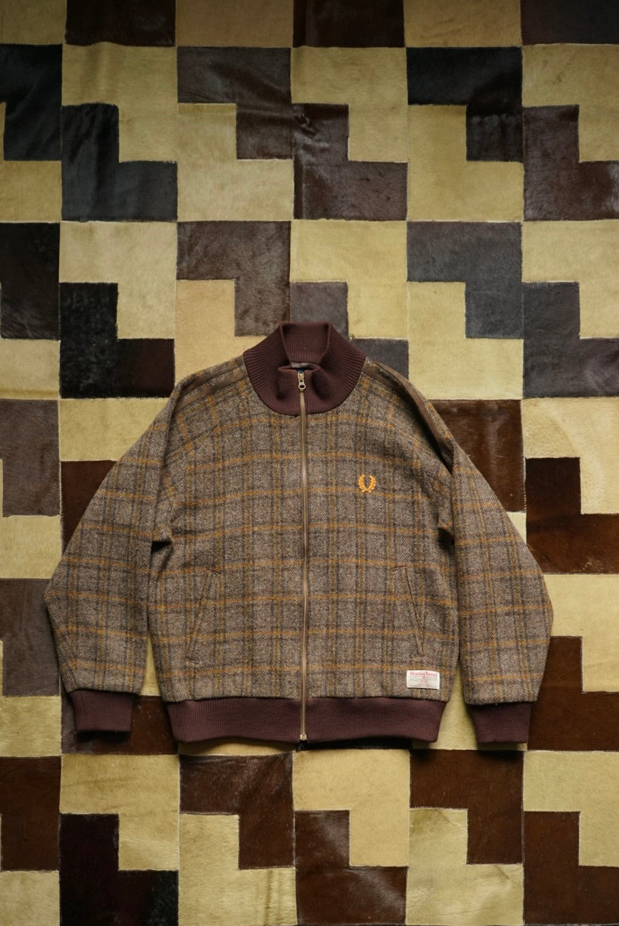 2000s Fred Perry × Harris Tweed Sports Blouson