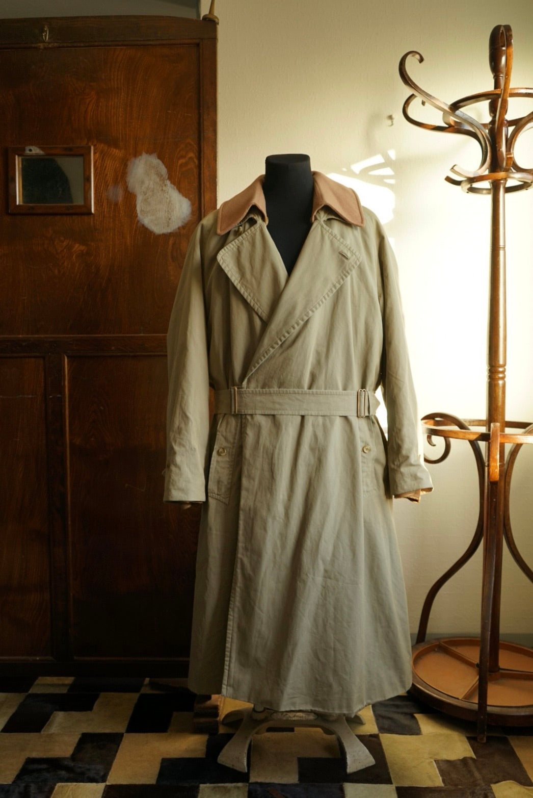 1980s Burberry "TIE ROCKEN" Coat made in ENGLAND ※プライスはASKとさせて頂きます。