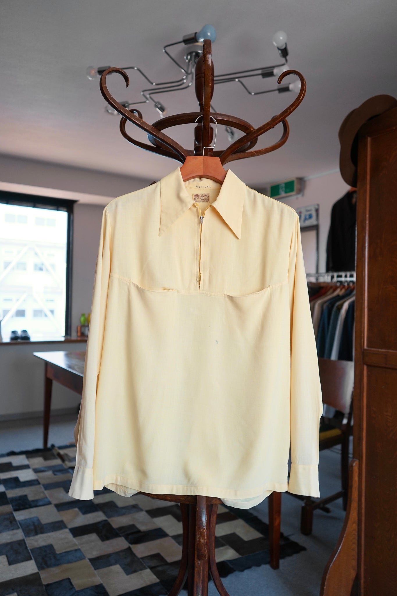 1950s La Salle "Lemon" Rayon Shirt